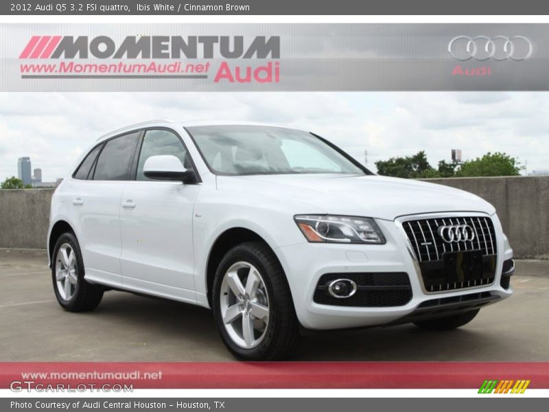 Ibis White / Cinnamon Brown 2012 Audi Q5 3.2 FSI quattro