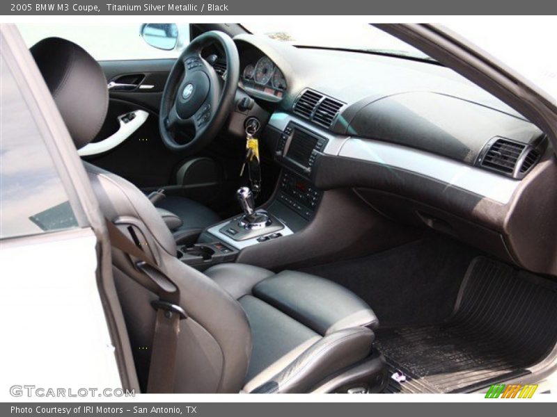 Titanium Silver Metallic / Black 2005 BMW M3 Coupe