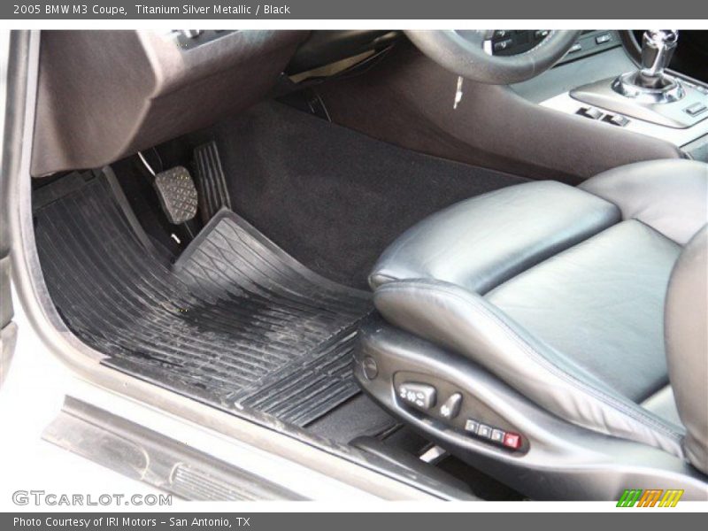 Titanium Silver Metallic / Black 2005 BMW M3 Coupe