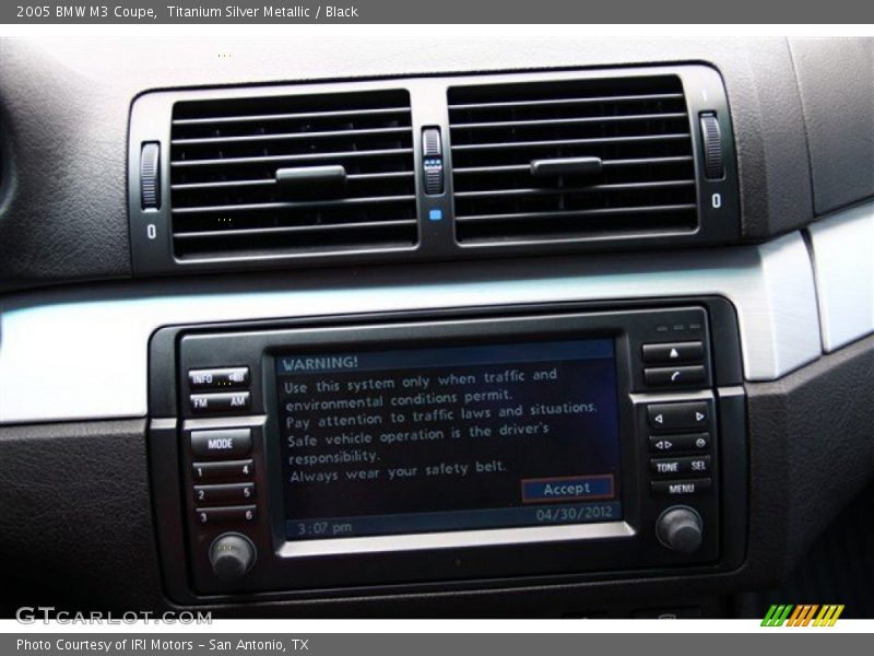 Titanium Silver Metallic / Black 2005 BMW M3 Coupe