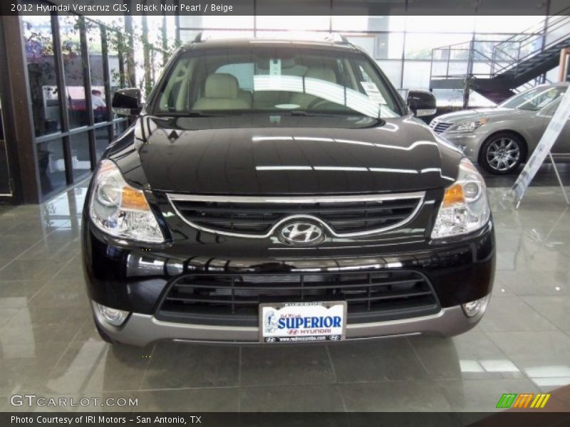 Black Noir Pearl / Beige 2012 Hyundai Veracruz GLS
