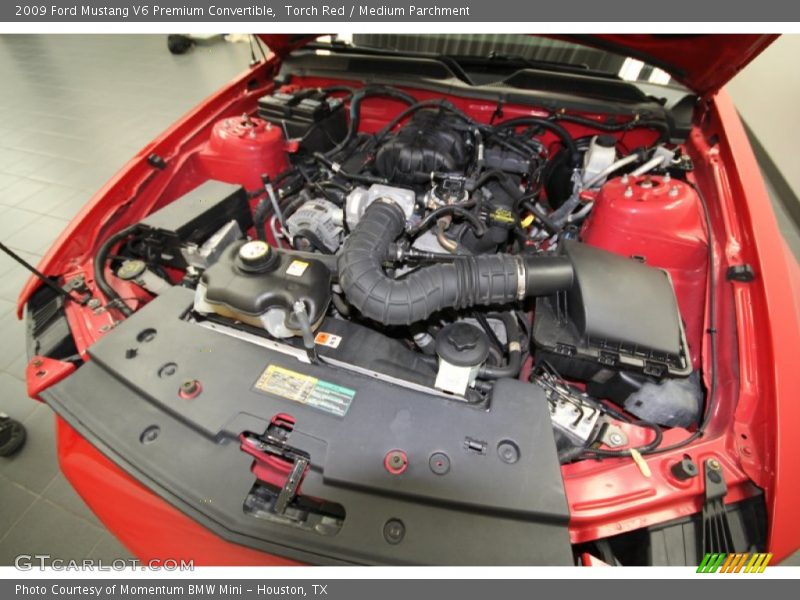 Torch Red / Medium Parchment 2009 Ford Mustang V6 Premium Convertible