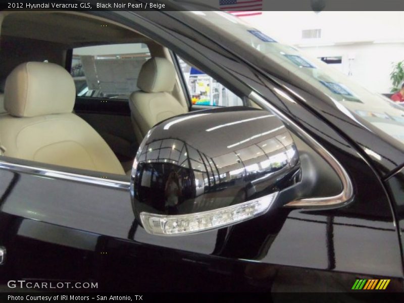 Black Noir Pearl / Beige 2012 Hyundai Veracruz GLS