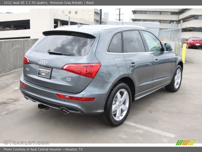 Monsoon Gray Metallic / Black 2012 Audi Q5 3.2 FSI quattro