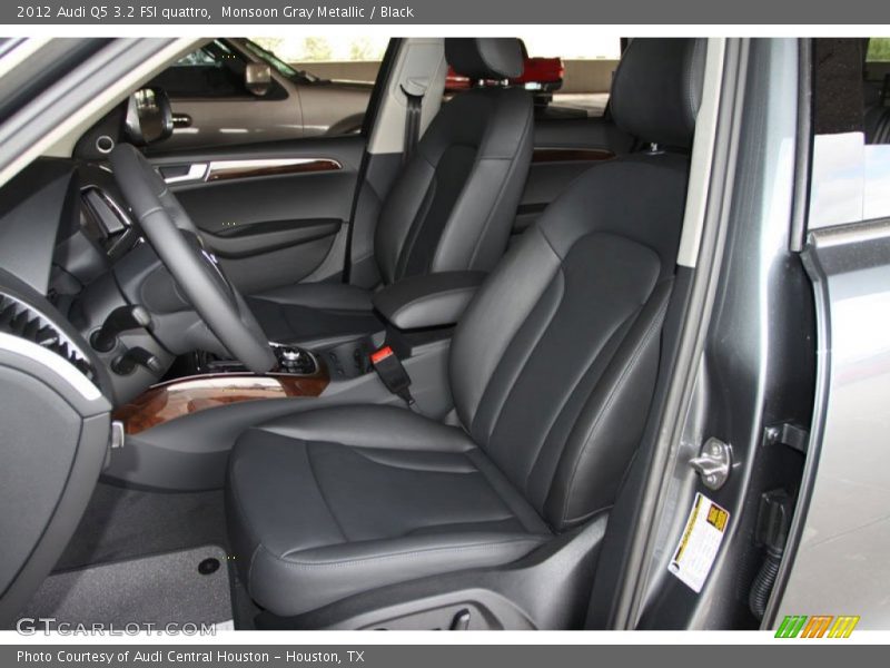 Monsoon Gray Metallic / Black 2012 Audi Q5 3.2 FSI quattro