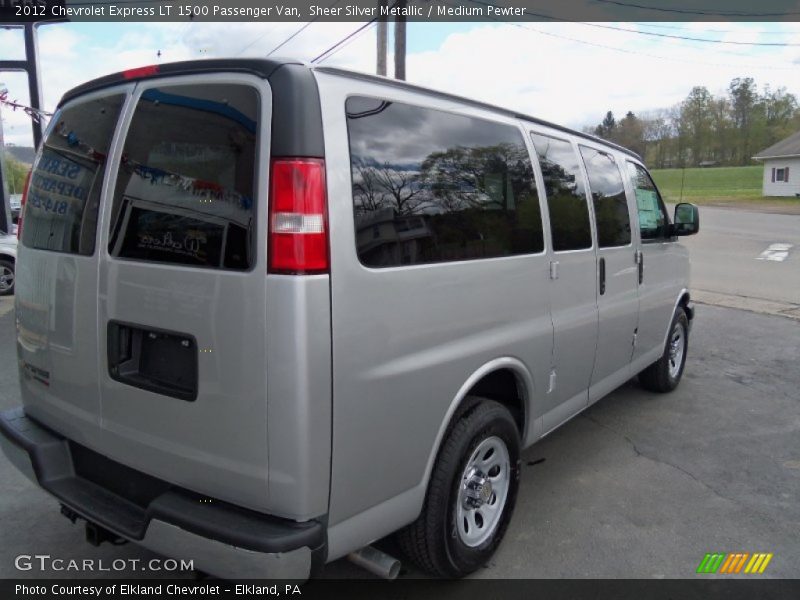 Sheer Silver Metallic / Medium Pewter 2012 Chevrolet Express LT 1500 Passenger Van