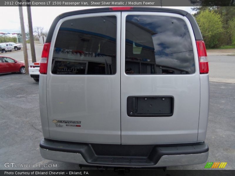 Sheer Silver Metallic / Medium Pewter 2012 Chevrolet Express LT 1500 Passenger Van