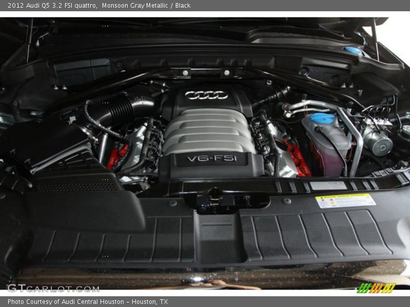 Monsoon Gray Metallic / Black 2012 Audi Q5 3.2 FSI quattro