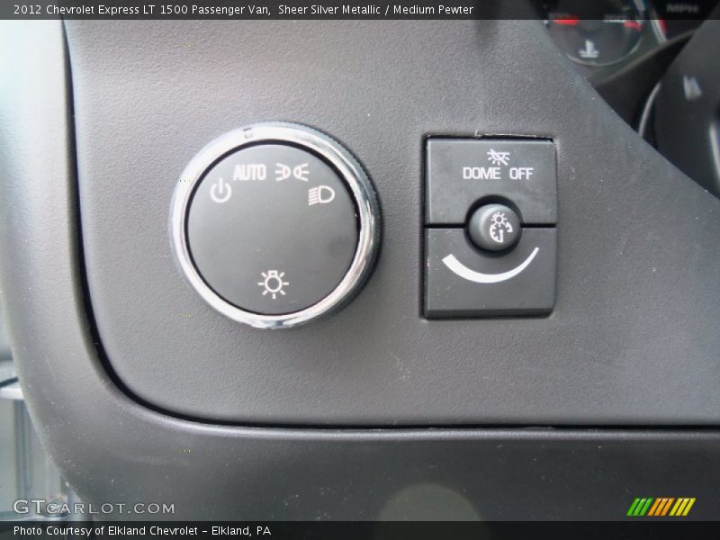 Sheer Silver Metallic / Medium Pewter 2012 Chevrolet Express LT 1500 Passenger Van