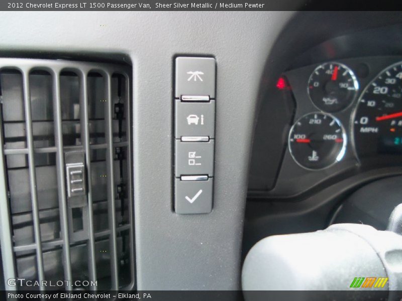 Sheer Silver Metallic / Medium Pewter 2012 Chevrolet Express LT 1500 Passenger Van