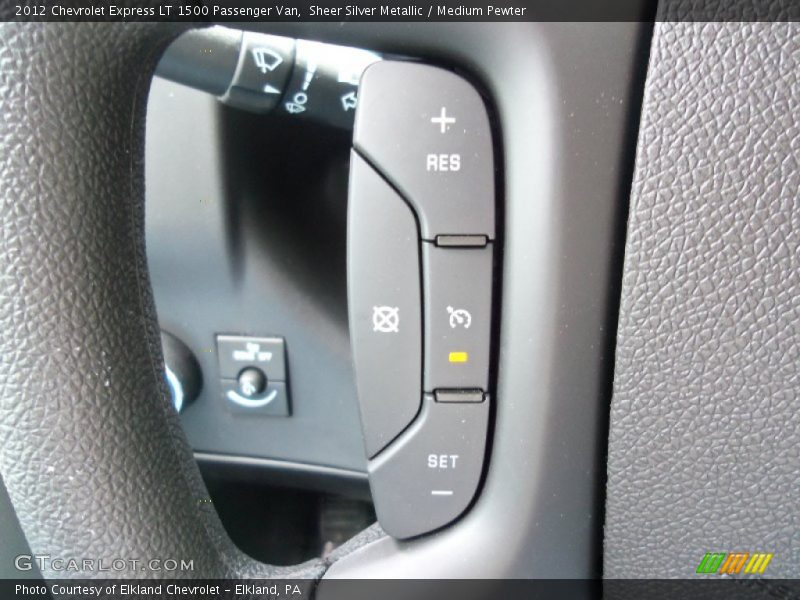 Sheer Silver Metallic / Medium Pewter 2012 Chevrolet Express LT 1500 Passenger Van