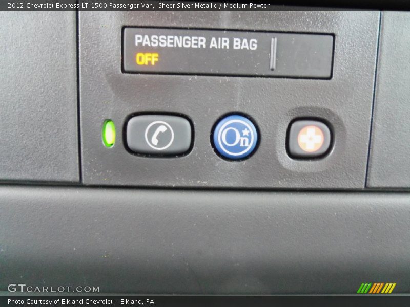 Sheer Silver Metallic / Medium Pewter 2012 Chevrolet Express LT 1500 Passenger Van