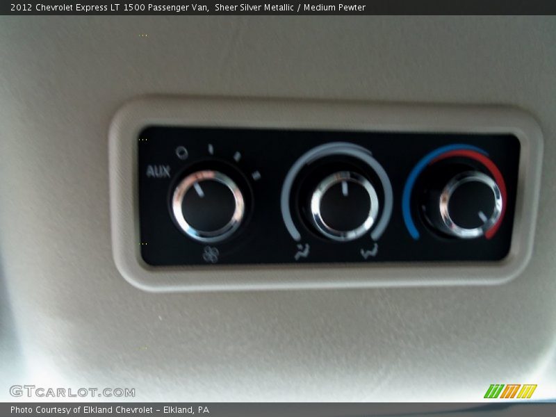 Sheer Silver Metallic / Medium Pewter 2012 Chevrolet Express LT 1500 Passenger Van