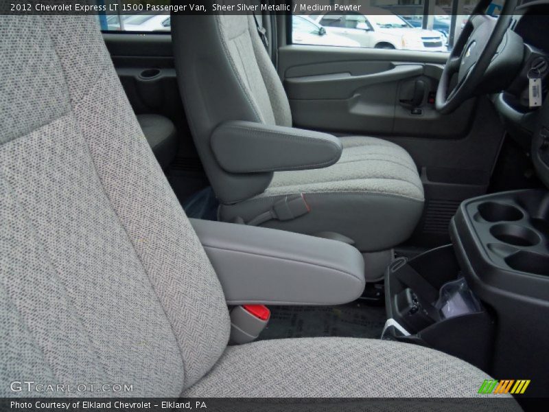 Sheer Silver Metallic / Medium Pewter 2012 Chevrolet Express LT 1500 Passenger Van