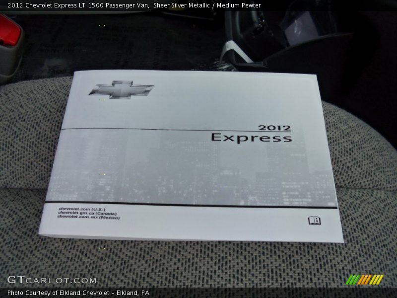Sheer Silver Metallic / Medium Pewter 2012 Chevrolet Express LT 1500 Passenger Van