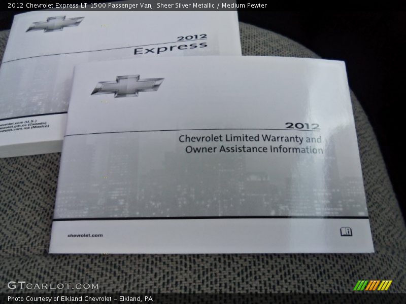 Sheer Silver Metallic / Medium Pewter 2012 Chevrolet Express LT 1500 Passenger Van
