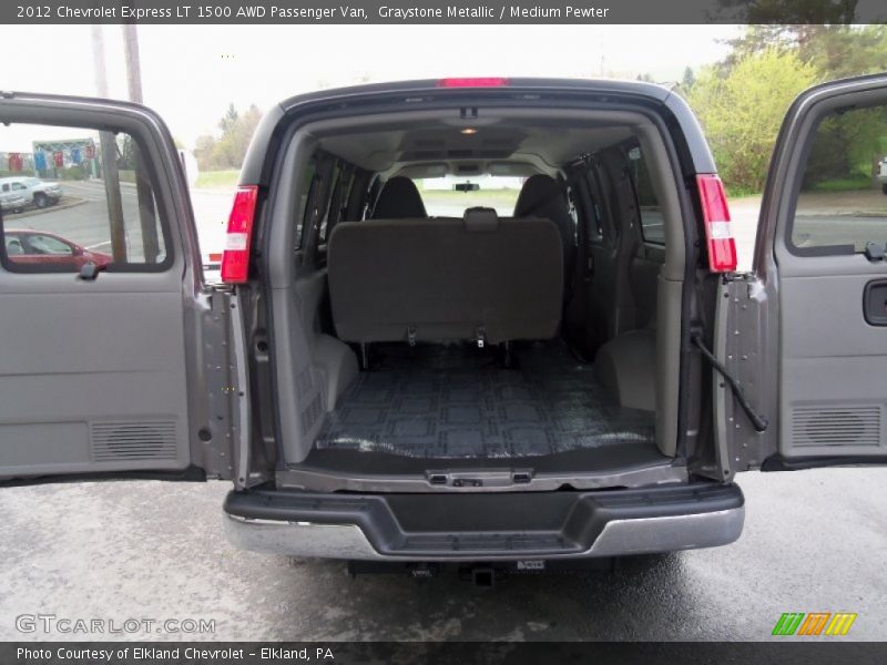 Graystone Metallic / Medium Pewter 2012 Chevrolet Express LT 1500 AWD Passenger Van