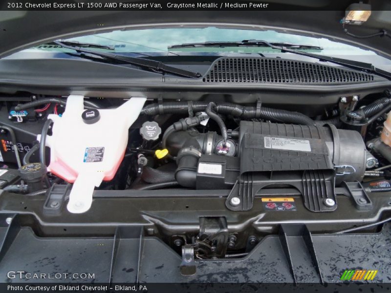 Graystone Metallic / Medium Pewter 2012 Chevrolet Express LT 1500 AWD Passenger Van