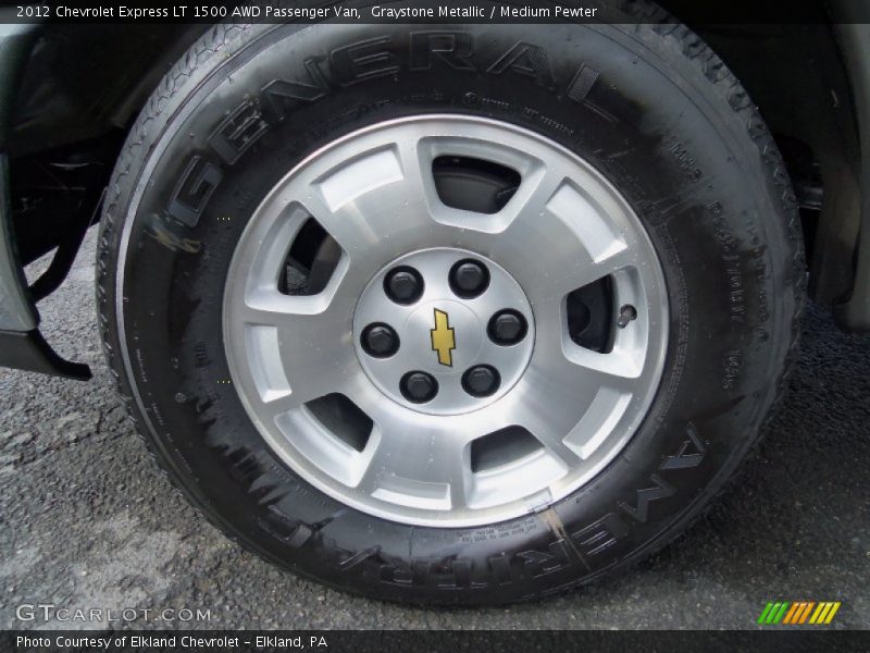  2012 Express LT 1500 AWD Passenger Van Wheel