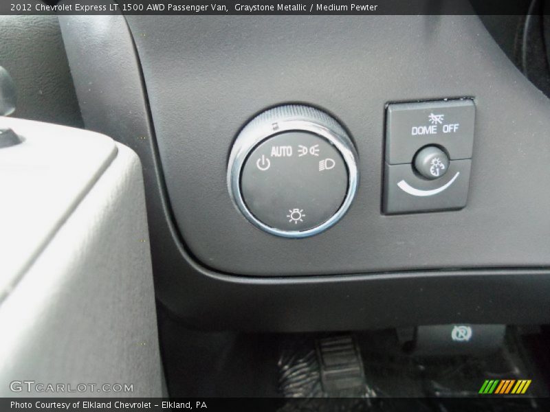 Graystone Metallic / Medium Pewter 2012 Chevrolet Express LT 1500 AWD Passenger Van