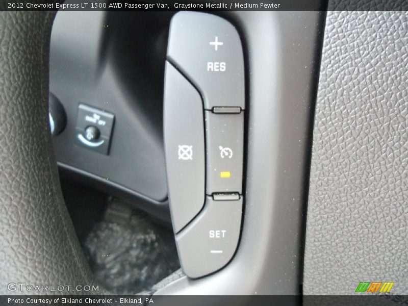 Graystone Metallic / Medium Pewter 2012 Chevrolet Express LT 1500 AWD Passenger Van