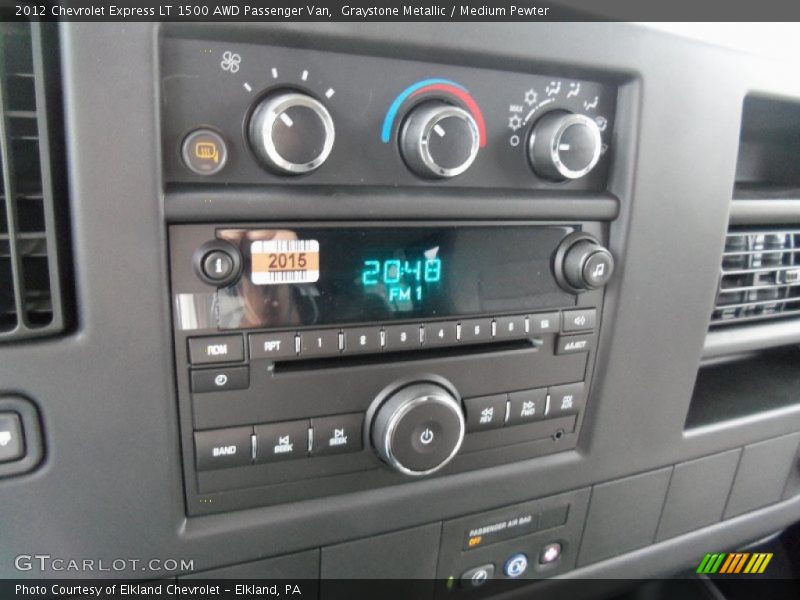 Graystone Metallic / Medium Pewter 2012 Chevrolet Express LT 1500 AWD Passenger Van