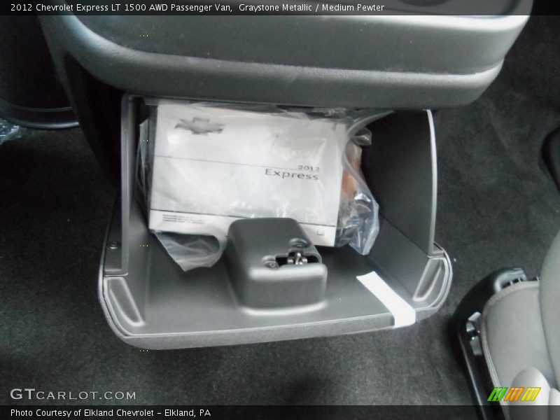 Graystone Metallic / Medium Pewter 2012 Chevrolet Express LT 1500 AWD Passenger Van