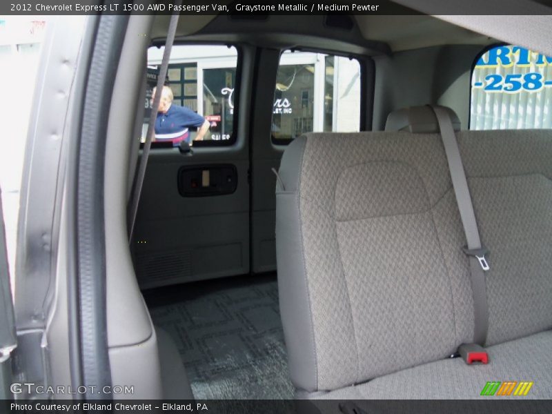 Graystone Metallic / Medium Pewter 2012 Chevrolet Express LT 1500 AWD Passenger Van