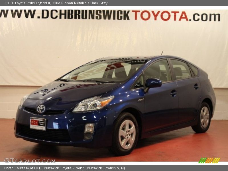Blue Ribbon Metallic / Dark Gray 2011 Toyota Prius Hybrid II