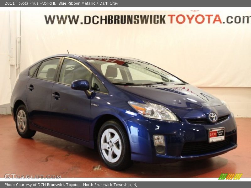 Blue Ribbon Metallic / Dark Gray 2011 Toyota Prius Hybrid II