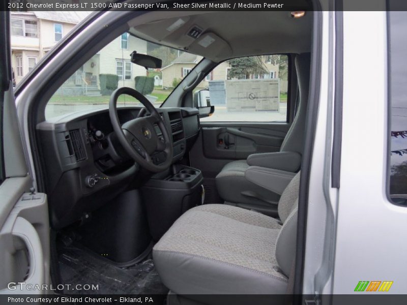 Sheer Silver Metallic / Medium Pewter 2012 Chevrolet Express LT 1500 AWD Passenger Van