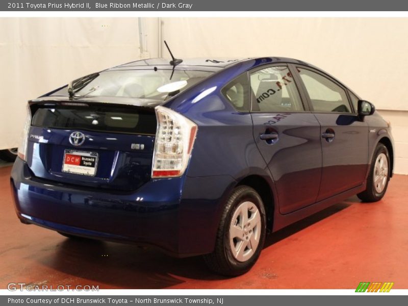 Blue Ribbon Metallic / Dark Gray 2011 Toyota Prius Hybrid II