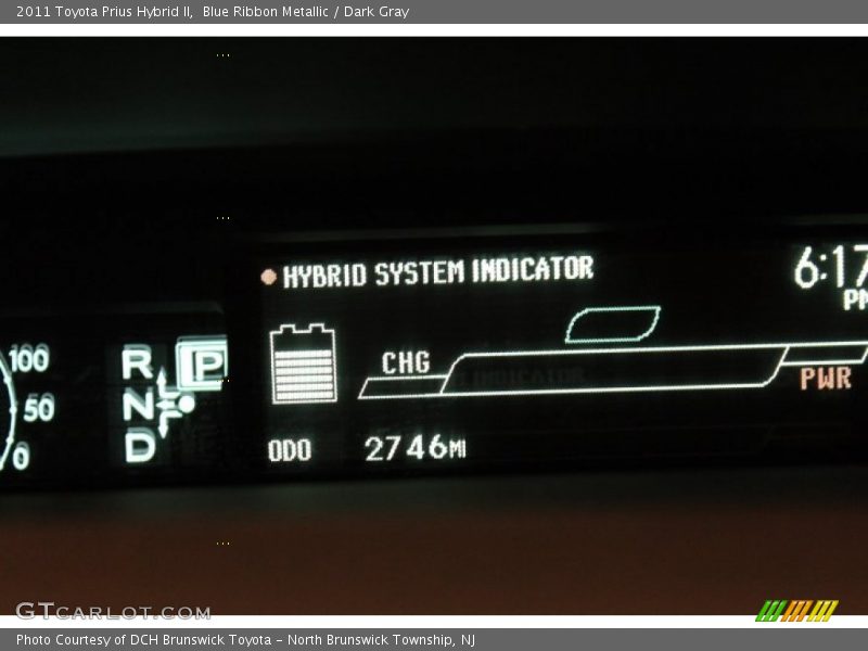 Blue Ribbon Metallic / Dark Gray 2011 Toyota Prius Hybrid II