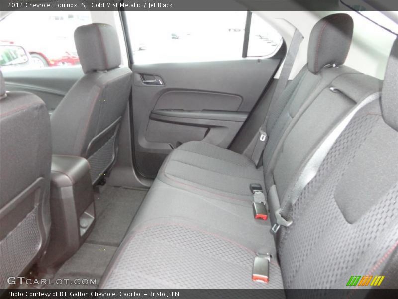 Gold Mist Metallic / Jet Black 2012 Chevrolet Equinox LS