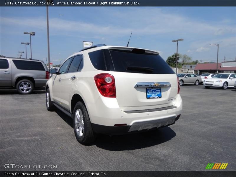 White Diamond Tricoat / Light Titanium/Jet Black 2012 Chevrolet Equinox LTZ