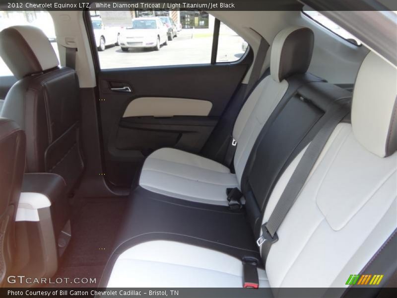White Diamond Tricoat / Light Titanium/Jet Black 2012 Chevrolet Equinox LTZ