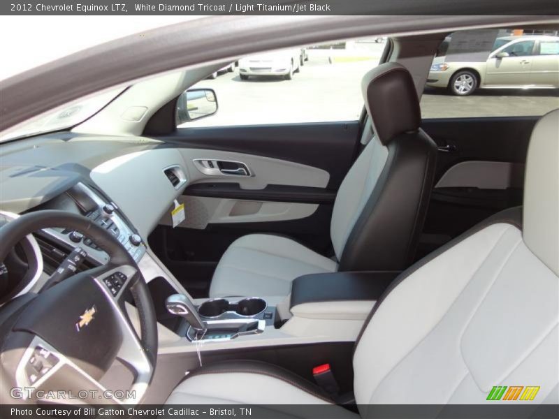 White Diamond Tricoat / Light Titanium/Jet Black 2012 Chevrolet Equinox LTZ