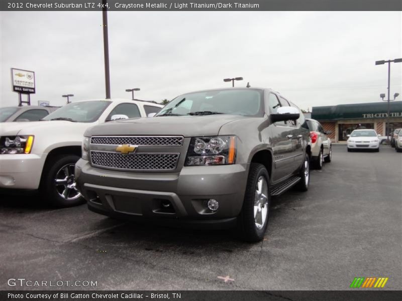 Graystone Metallic / Light Titanium/Dark Titanium 2012 Chevrolet Suburban LTZ 4x4