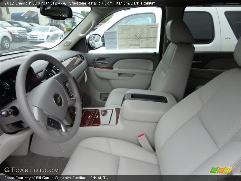 Graystone Metallic / Light Titanium/Dark Titanium 2012 Chevrolet Suburban LTZ 4x4