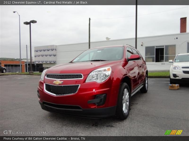 Cardinal Red Metallic / Jet Black 2012 Chevrolet Equinox LT