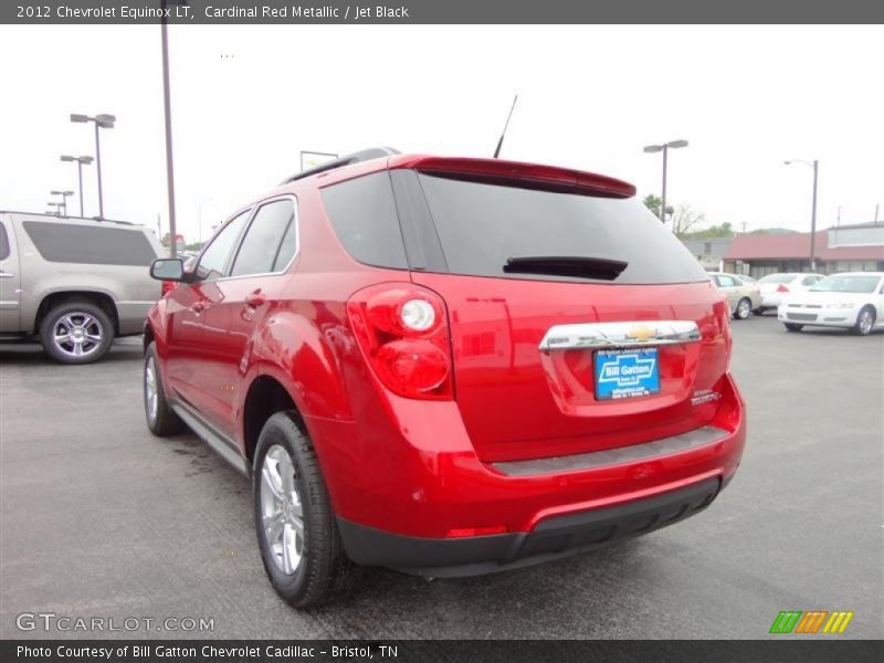 Cardinal Red Metallic / Jet Black 2012 Chevrolet Equinox LT