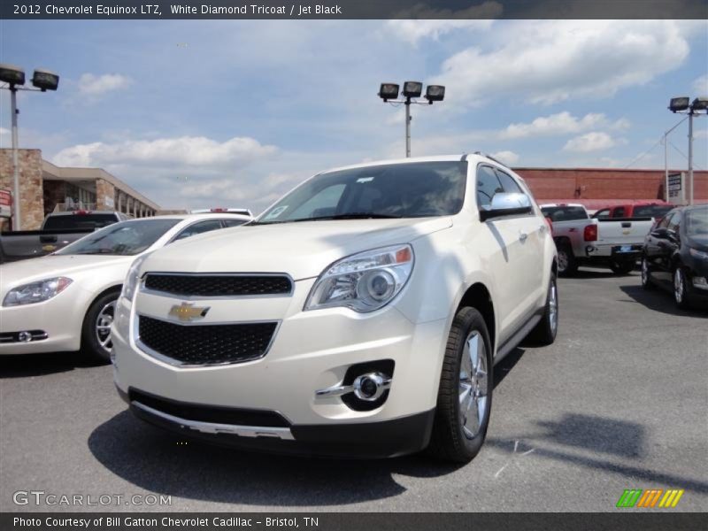 White Diamond Tricoat / Jet Black 2012 Chevrolet Equinox LTZ