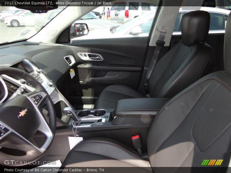 White Diamond Tricoat / Jet Black 2012 Chevrolet Equinox LTZ