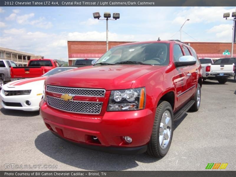 Crystal Red Tintcoat / Light Cashmere/Dark Cashmere 2012 Chevrolet Tahoe LTZ 4x4