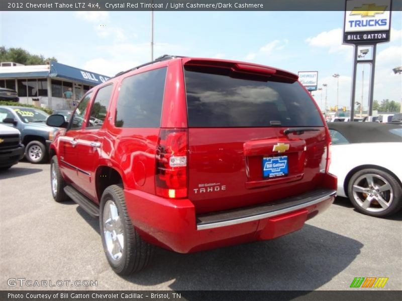 Crystal Red Tintcoat / Light Cashmere/Dark Cashmere 2012 Chevrolet Tahoe LTZ 4x4