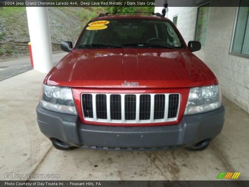 Deep Lava Red Metallic / Dark Slate Gray 2004 Jeep Grand Cherokee Laredo 4x4