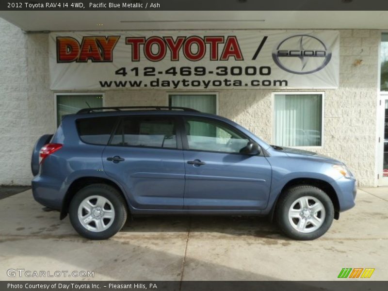 Pacific Blue Metallic / Ash 2012 Toyota RAV4 I4 4WD