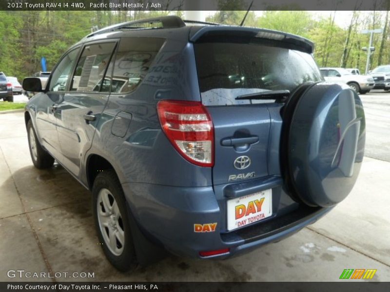 Pacific Blue Metallic / Ash 2012 Toyota RAV4 I4 4WD
