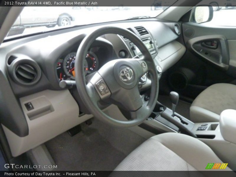 Pacific Blue Metallic / Ash 2012 Toyota RAV4 I4 4WD