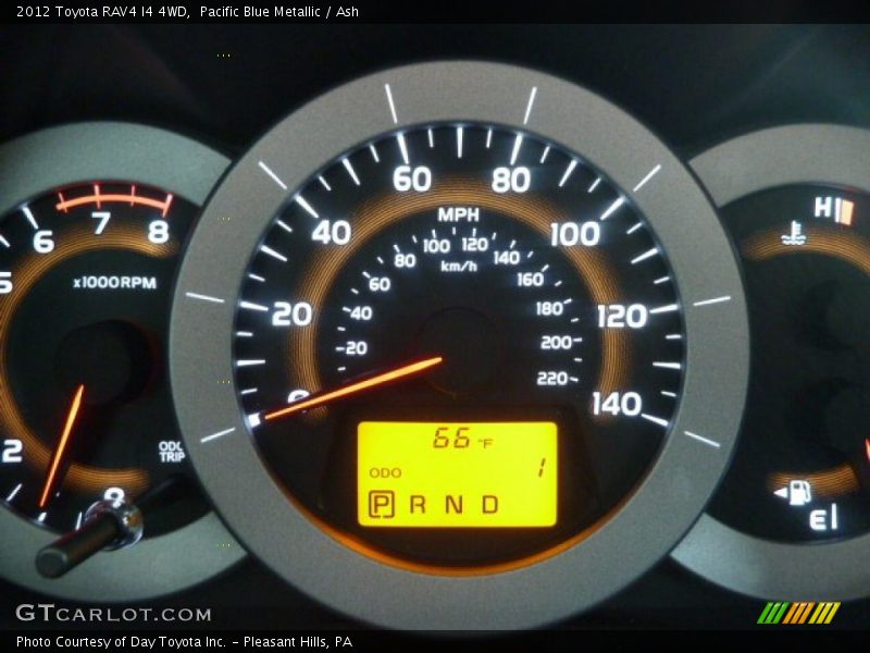 Pacific Blue Metallic / Ash 2012 Toyota RAV4 I4 4WD